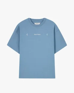 Camiseta God is a DJ Azul Cielo