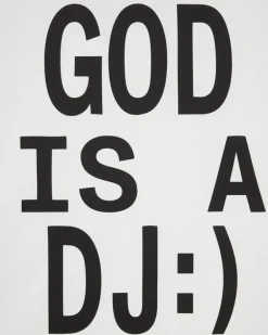Camiseta God is a DJ Blanca
