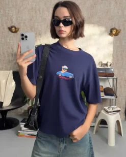 Camiseta Hot Azul Marino