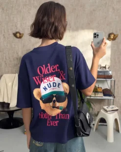 Camiseta Hot Azul Marino