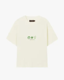 Camiseta Jarrón Blanco Crema
