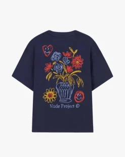 Camiseta Jarron Azul Marino