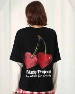 Camiseta Juicy Cherry Negra
