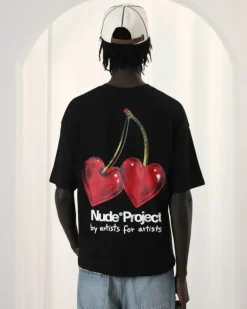 Camiseta Juicy Cherry Negra
