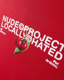 Camiseta Locally Hated Cherry Roja
