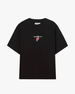 Camiseta Locally Hated Cherry Negra