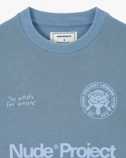 Camiseta Manga Larga Patty Waffle Azul
