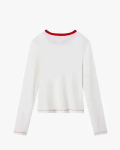 Camiseta Manga Larga Poetic Blanco Crema