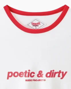 Camiseta Manga Larga Poetic Blanco Crema