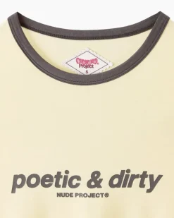 Camiseta Manga Larga Poetic Amarilla