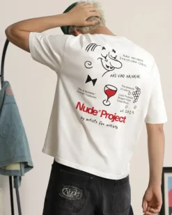 Camiseta Más Vino Blanco Crema