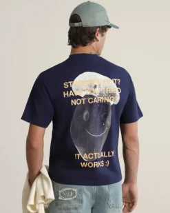 Camiseta Mushroom Azul Marino