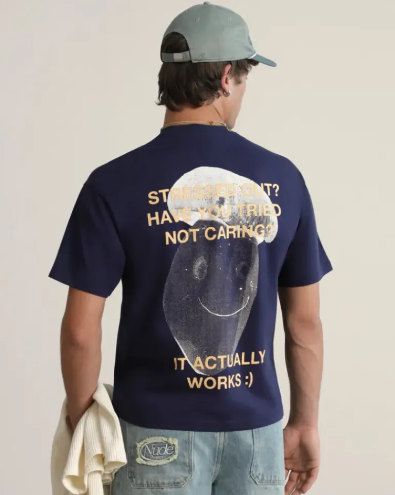 Camiseta Mushroom Azul Marino
