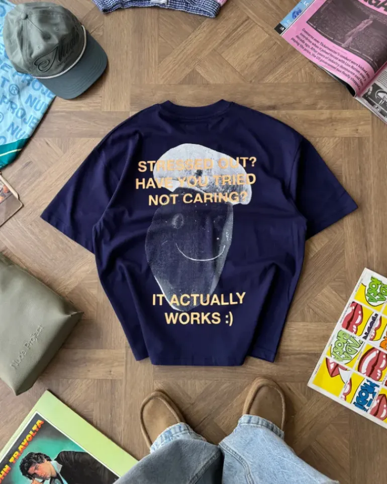 Camiseta Mushroom Azul Marino