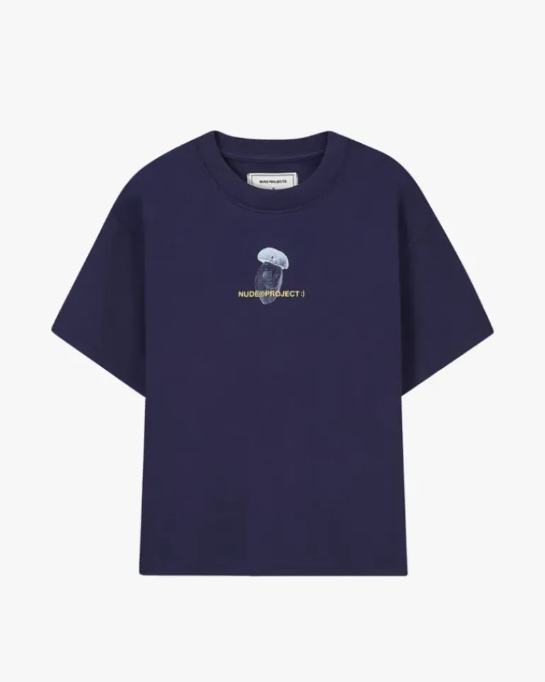 Camiseta Mushroom Azul Marino