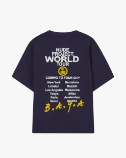 Camiseta Nude Tour Azul Marino