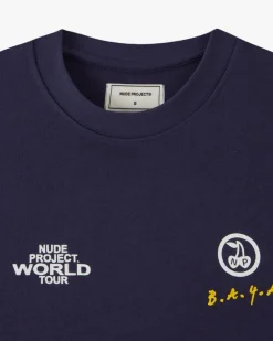 Camiseta Nude Tour Azul Marino