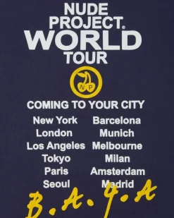 Camiseta Nude Tour Azul Marino