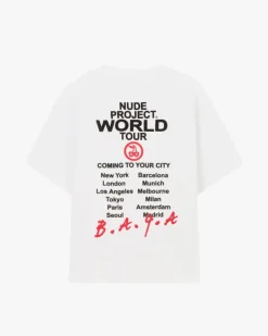Camiseta Nude Tour Blanca