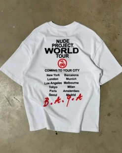 Camiseta Nude Tour Blanca
