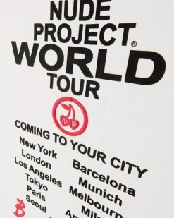 Camiseta Nude Tour Blanca