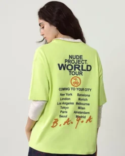 Camiseta Nude Tour Verde