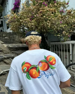 Camiseta Peach Blanca