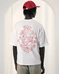 Camiseta Swan Garden Blanca
