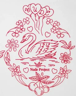 Camiseta Swan Garden Blanca