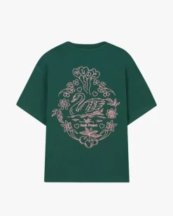 Camiseta Swan Garden Verde