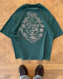Camiseta Swan Garden Verde