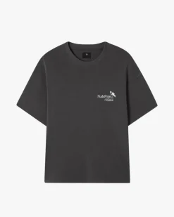 Camiseta Tennis Gris Oscuro