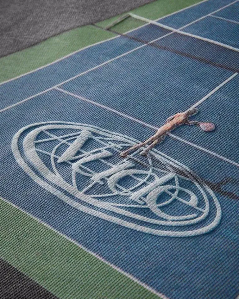 Camiseta Tennis Gris Oscuro
