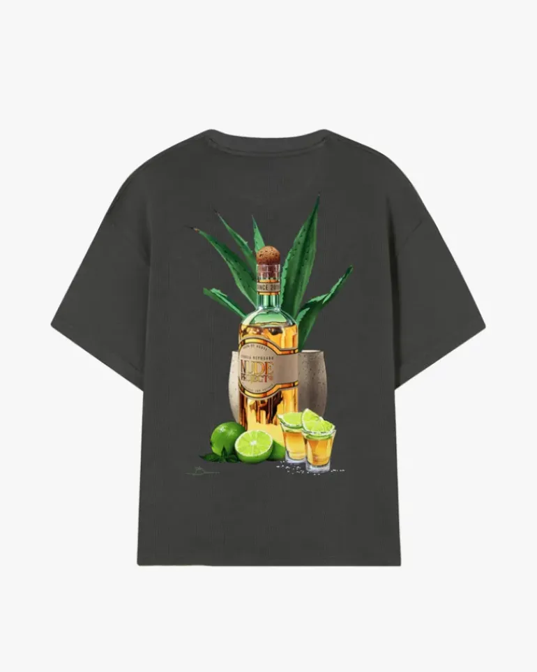 Camiseta Tequila Gris Oscuro