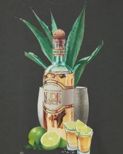 Camiseta Tequila Gris Oscuro