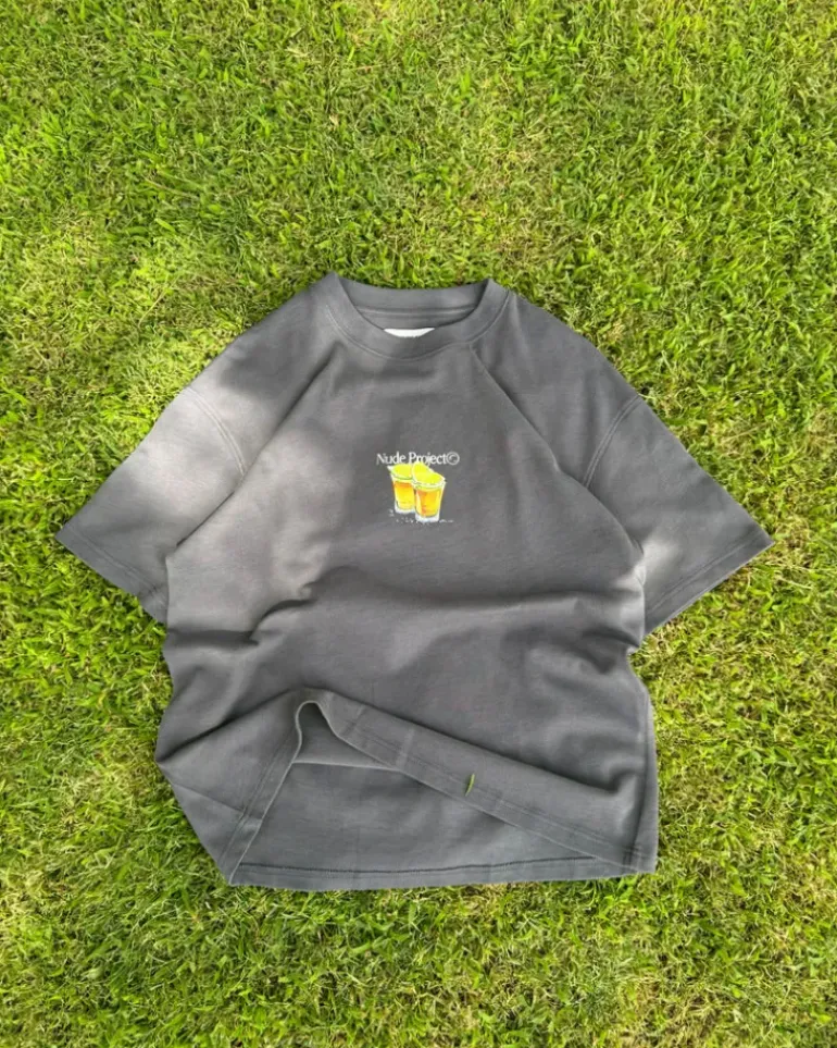 Camiseta Tequila Gris Oscuro