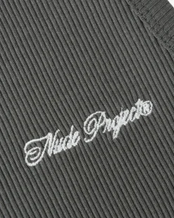 Camiseta Tirantes Ss24 Beige/Gris Oscuro
