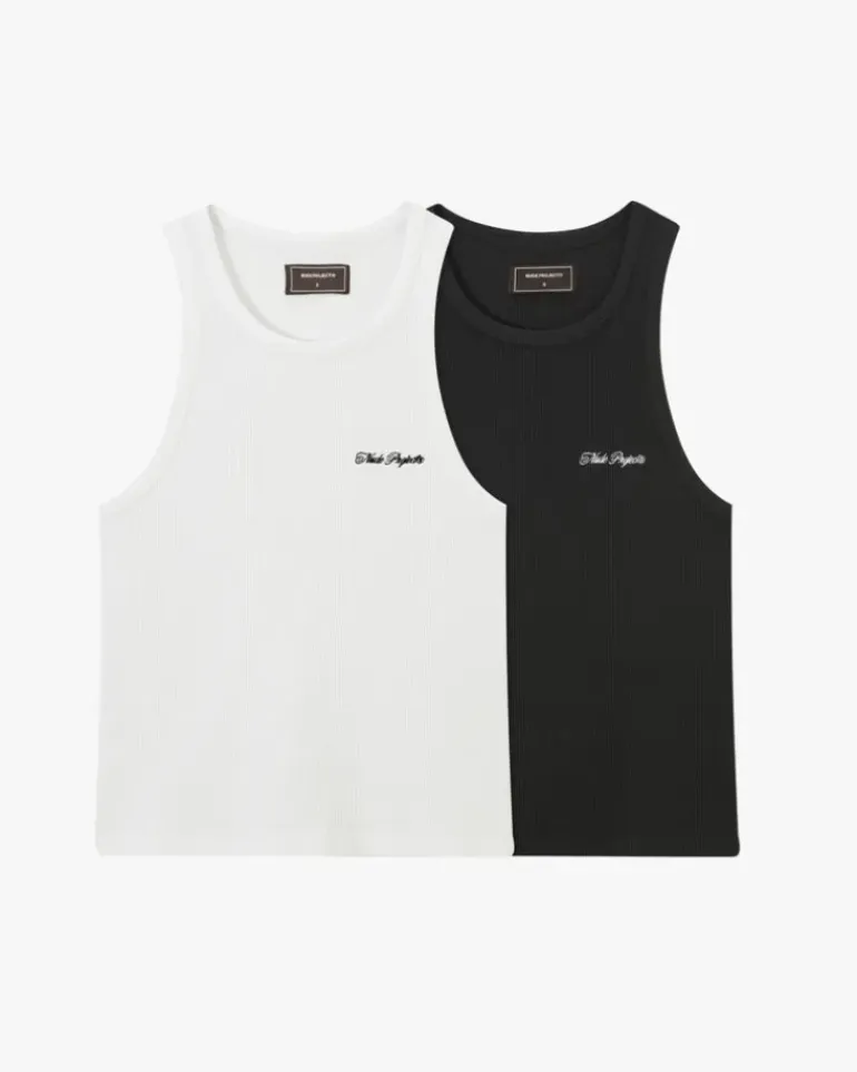 Camiseta Tirantes Ss24 Blanco/Negro