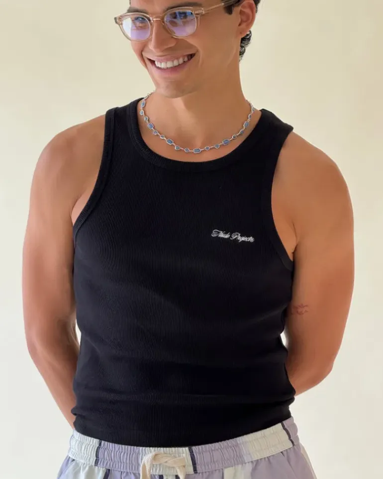 Camiseta Tirantes Ss24 Blanco/Negro