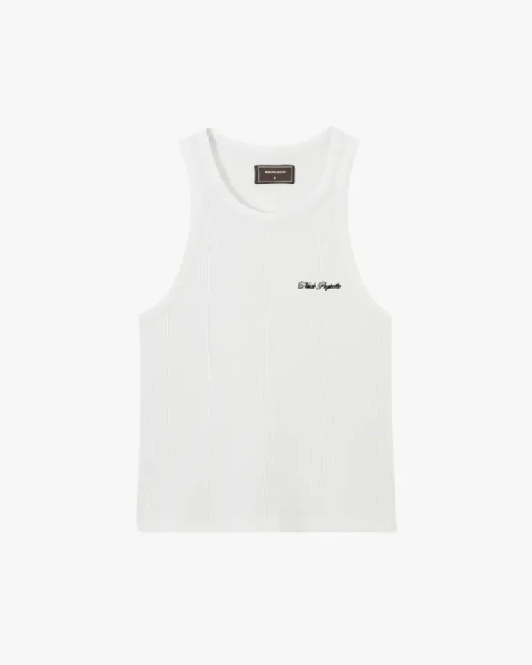 Camiseta Tirantes Ss24 Blanco/Negro