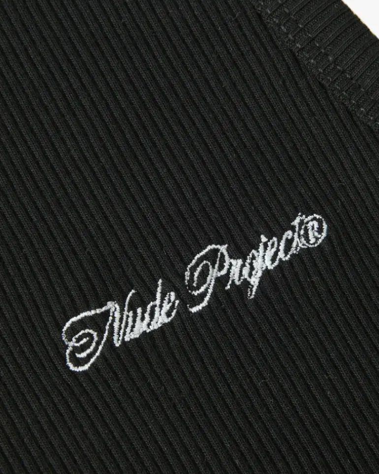 Camiseta Tirantes Ss24 Blanco/Negro