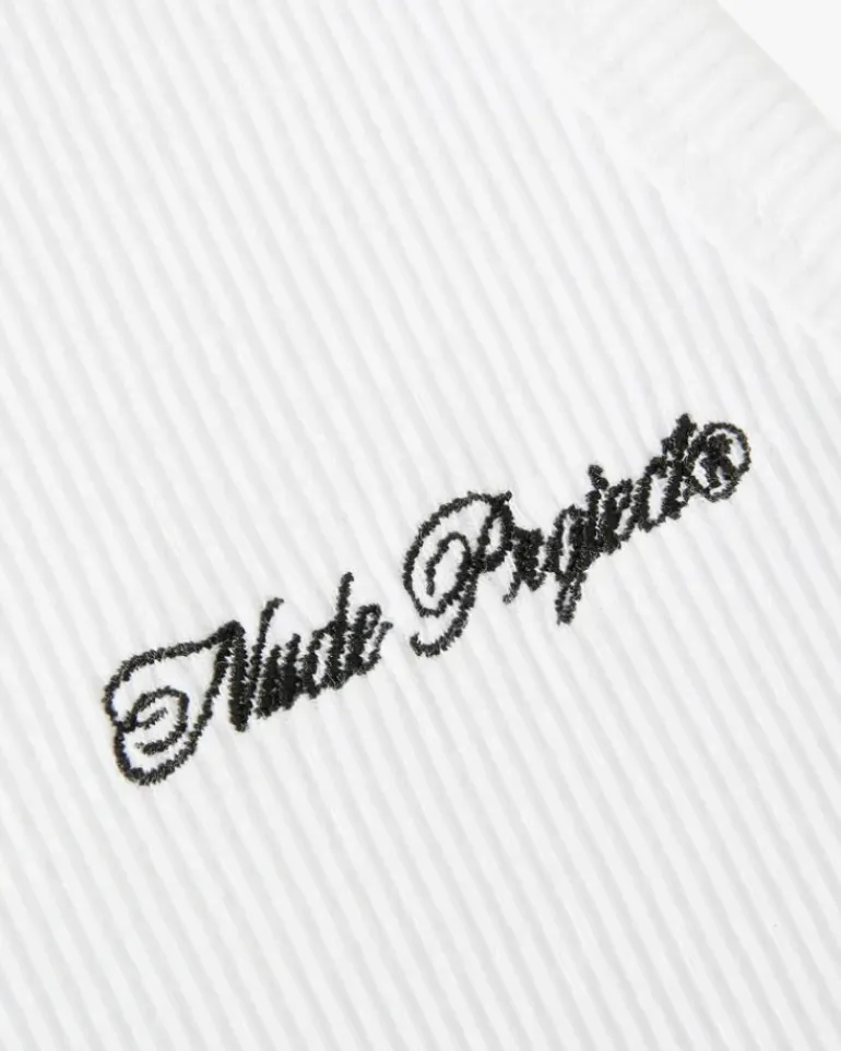 Camiseta Tirantes Ss24 Blanco/Negro