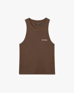 Camiseta Tirantes Ss24 Verde/Marrón
