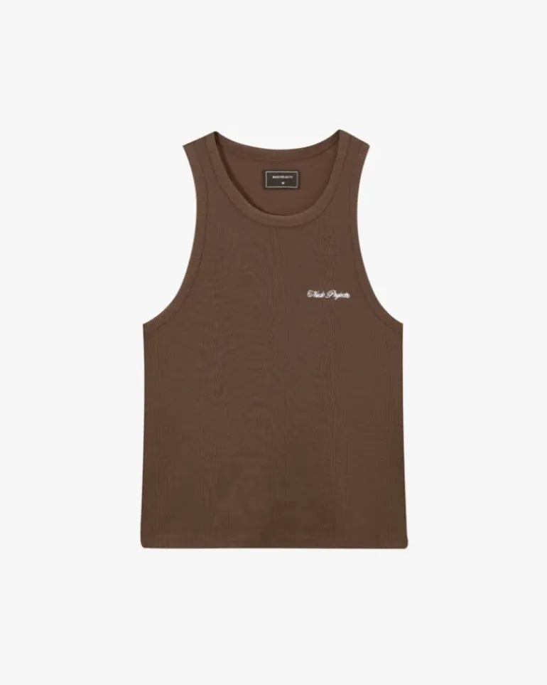 Camiseta Tirantes Ss24 Verde/Marrón
