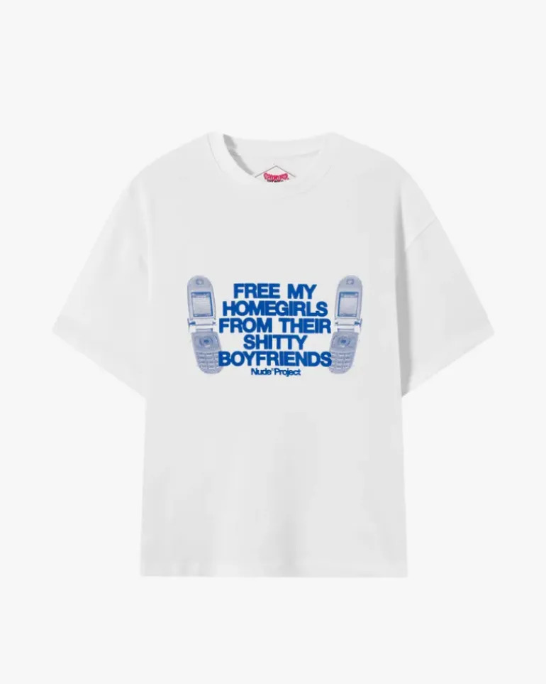 Camiseta Type Shit Blanca
