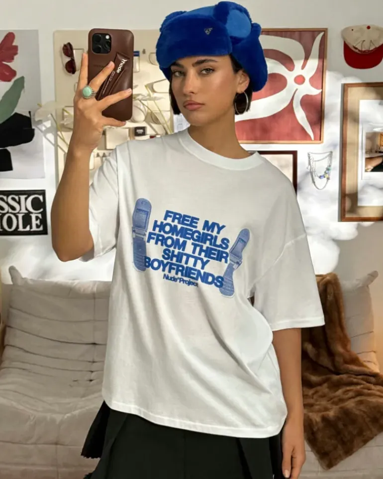 Camiseta Type Shit Blanca