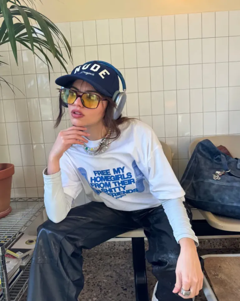 Camiseta Type Shit Blanca