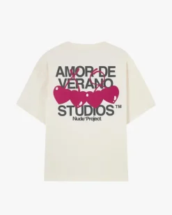 Camiseta Xoxo Blanco Crema