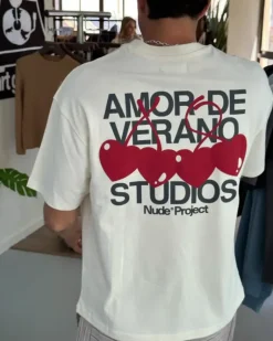 Camiseta Xoxo Blanco Crema