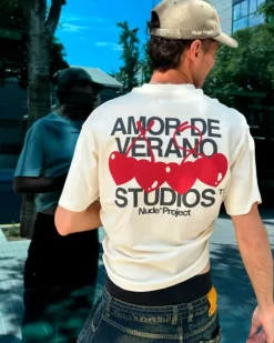Camiseta Xoxo Blanco Crema